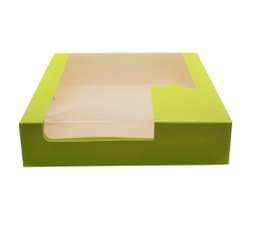 [00000665] CUTIE CU FEREASTRA VERDE THV 23X23X5,8 CM