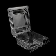 AMBALAJE ALIMENTARE / Ambalaje pentru COFETARII / * ambalaje PLASTIC / - cutii plastic cu capac necompartimentate