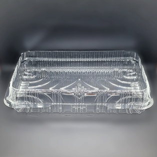 CASEROLA TRANSPARENTA CU CAPAC / 265X165X55 MM / 12BP55